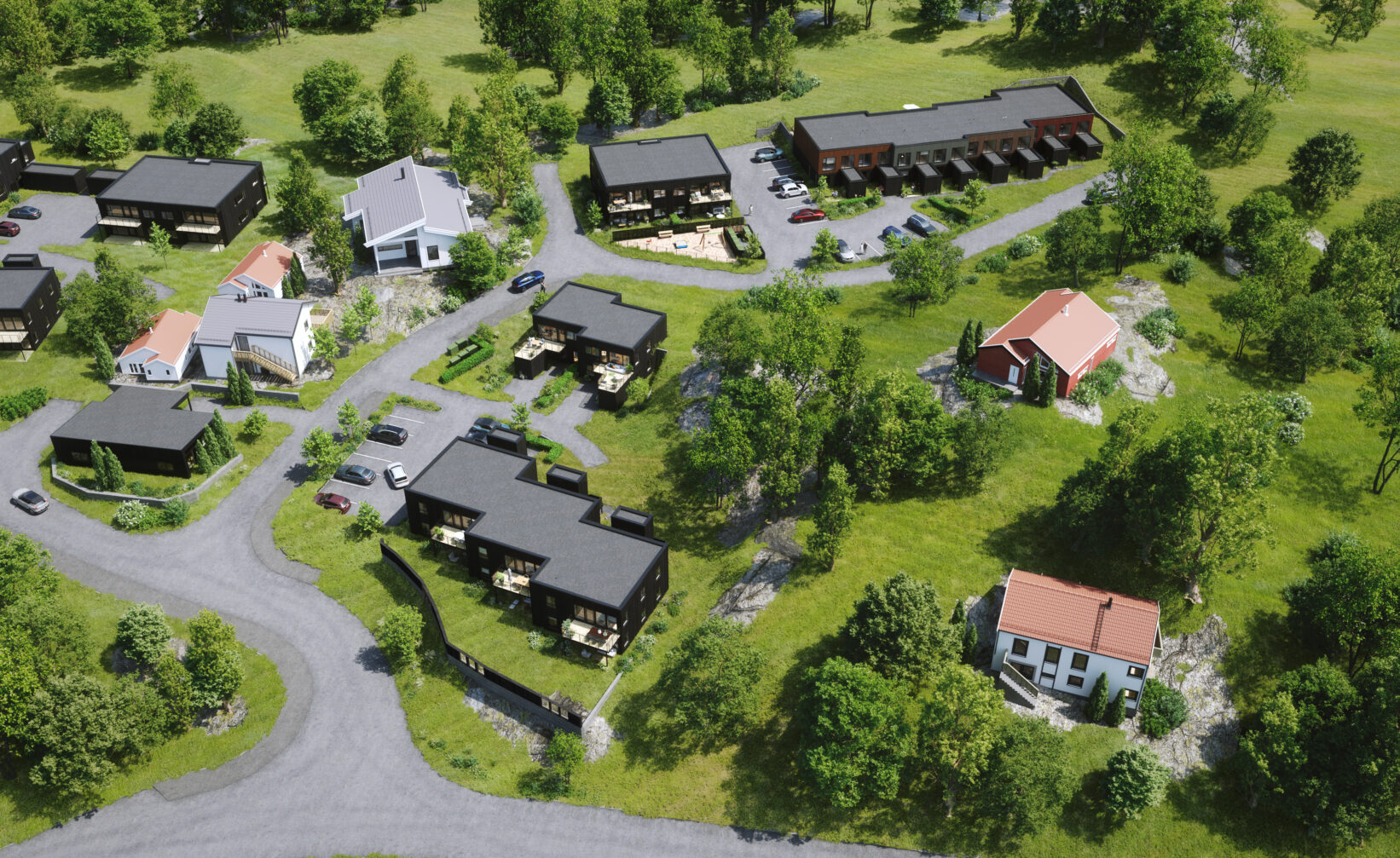 3D-oversikt for Grindetunet